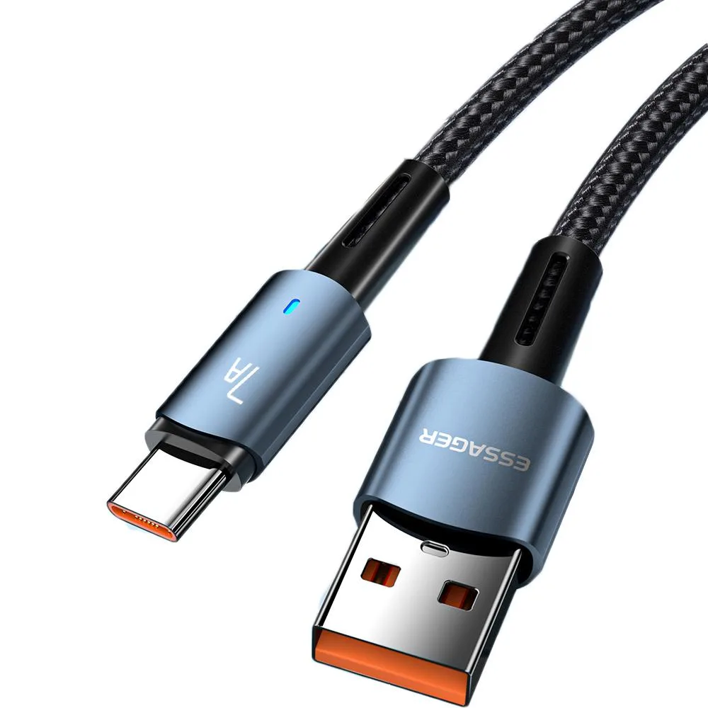 ESTONE ESTONE Essager CGA7A USB A to USB C Cable 80W 7A 1m Blue — product photo