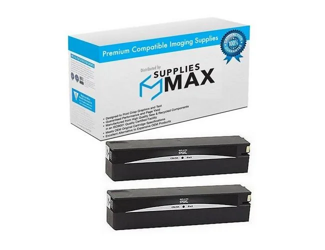 SuppliesMax SuppliesMax Remanufactured HP 970XL Black Inkjet 2-pack 9200 pages — product photo