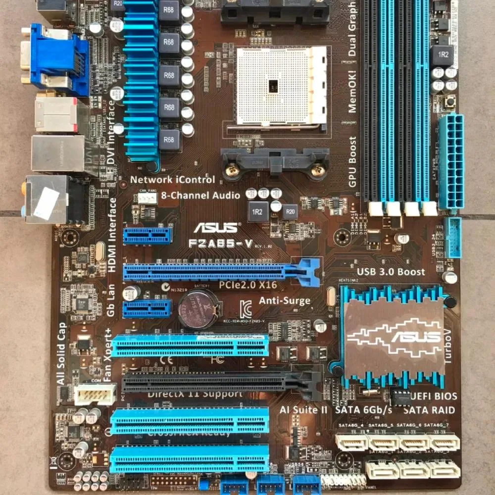ASUS ASUS F2A85-V AMD A85X Socket FM2 DDR3 64GB ATX Motherboard — product photo