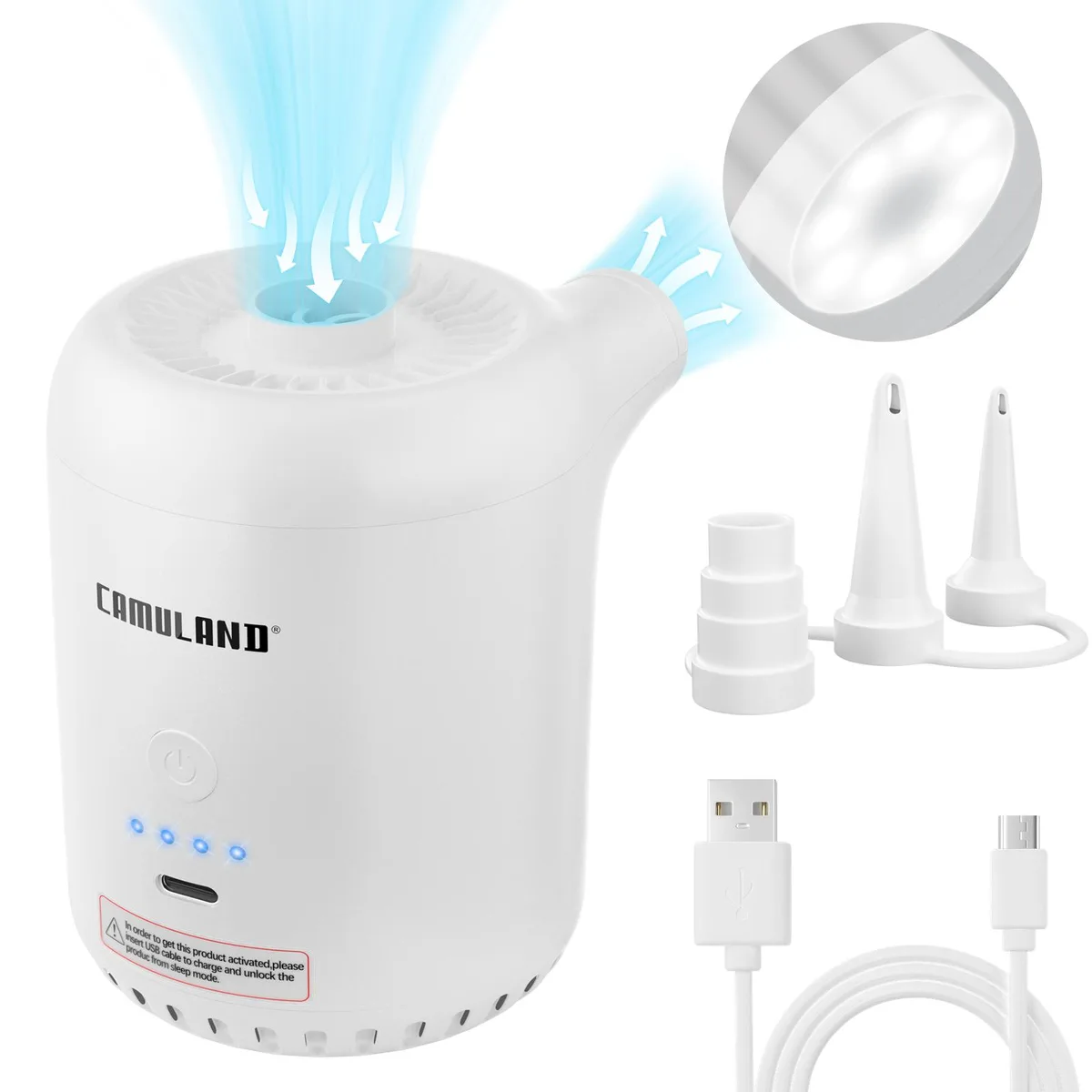 CAMULAND CAMULAND BP34W 4000mAh Air Compressor 25 min — product photo