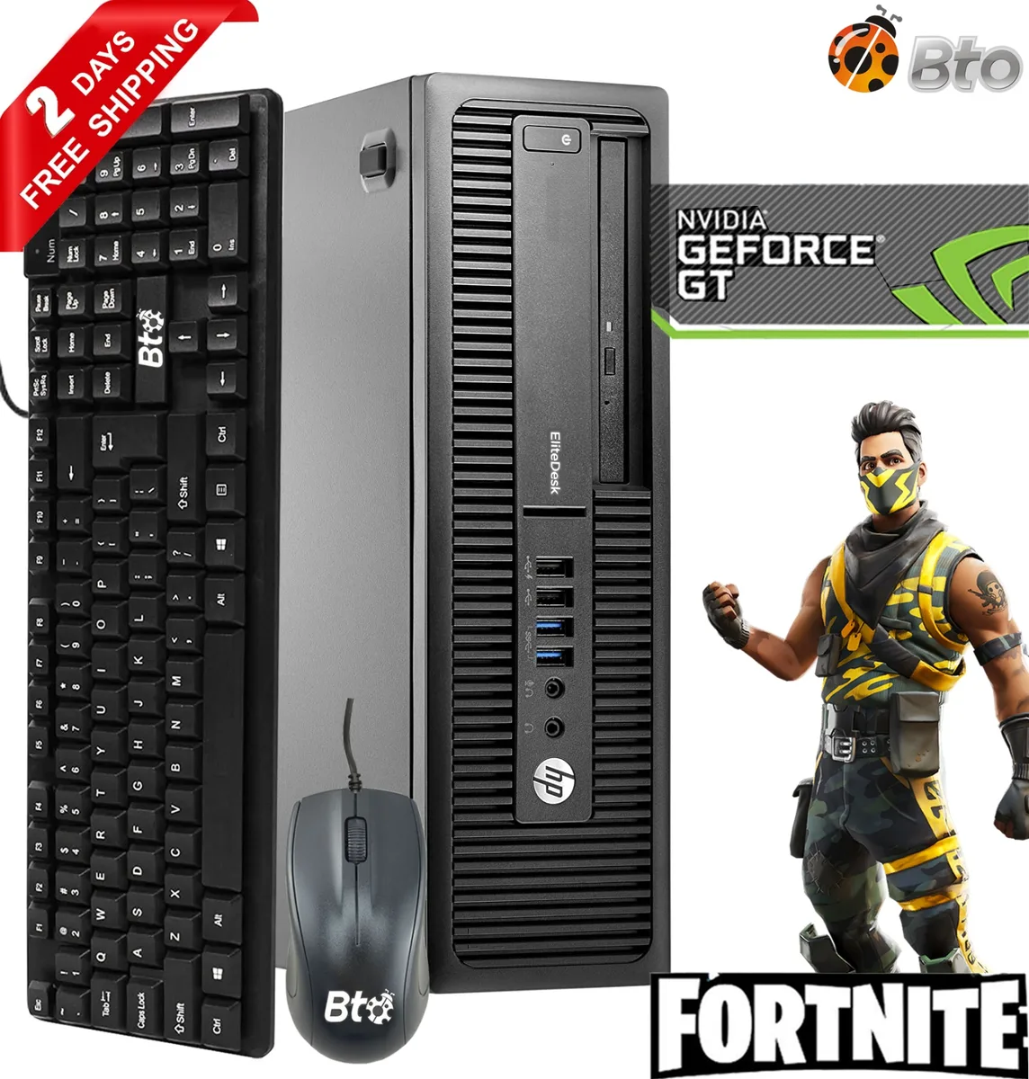 HP HP 800 G1 SFF desktop PC Core i5 8GB DDR3 2TB HDD Radeon RX 550 Win10 Home — product photo