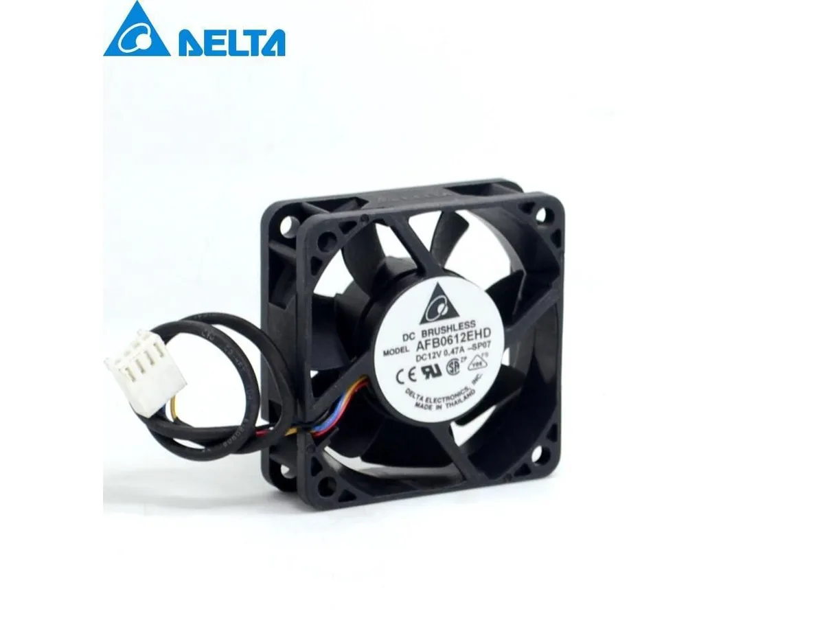 Fans Fans AFB0612EHD 6020 60x60x20mm 12V .47A PWM double ball bearing case fan — product photo