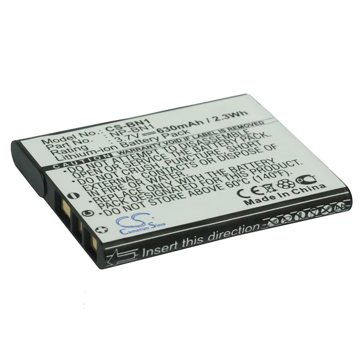 Cameron &amp; Co Cameron &amp; Co DS-CS-BN1 camera battery Li-ion 0.63 Ah black — product photo