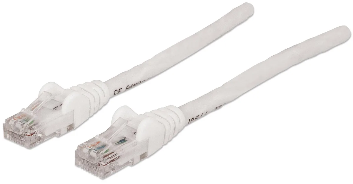 Intellinet Network Solutions Intellinet Network Solutions Cat5e UTP RJ45/RJ45 10.5 m 35 ft White — product photo