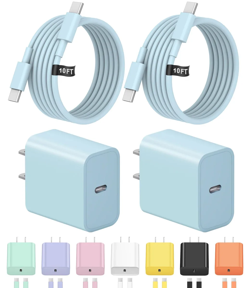No Sew No Sew 10FT USB-C Charger 20W PD MFi iPhone 17 16 15 — product photo