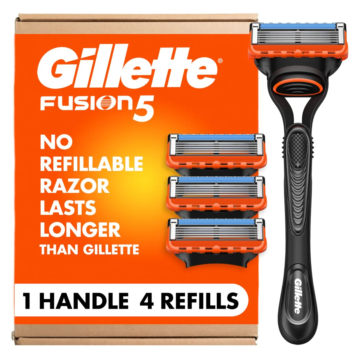 Northwest Fusion5 5-Blade Cartridge Razor with 4 Refills — product photo