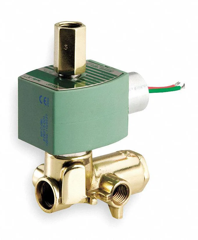 Red Hat Red Hat 8345H003 1/4 in 4-Way NAMUR Brass Solenoid Valve 120V AC — product photo