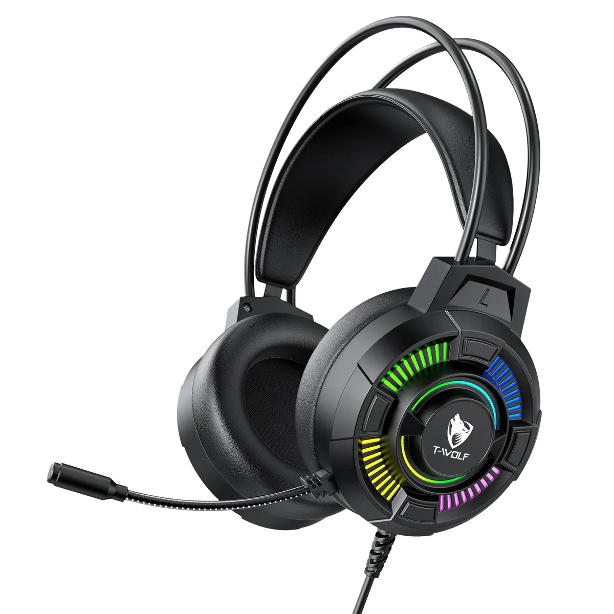 Laptomo Laptomo 7.1 USB Gaming Headset 50mm RGB Black — product photo