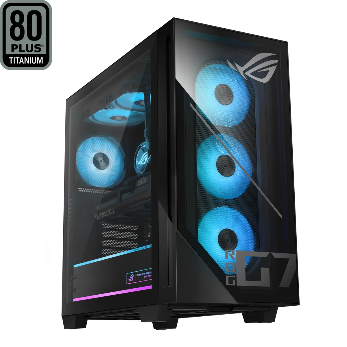 ASUS ASUS G700TF-DB774Ti gaming PC Intel Core Ultra 7 265KF 16GB DDR5 1TB NVMe SSD RTX 5070 Ti 16GB GDDR7 — product photo
