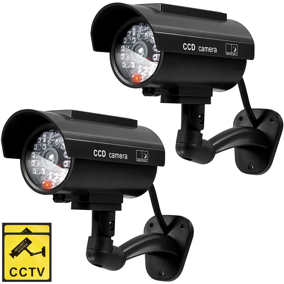 Barrow Mods Barrow Mods 2 in 1 Accessories Solar Fake Camera 6 Pack Black — product photo