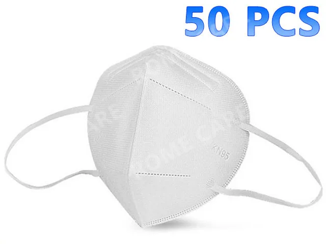 ROME CARE ROME CARE KN95 Face Masks 50 Pack White 95% Filtration — product photo