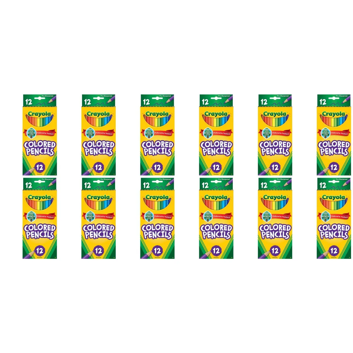 Crayola Crayola SP-52125965746494 Colored Pencils 12 Count illustration — product photo