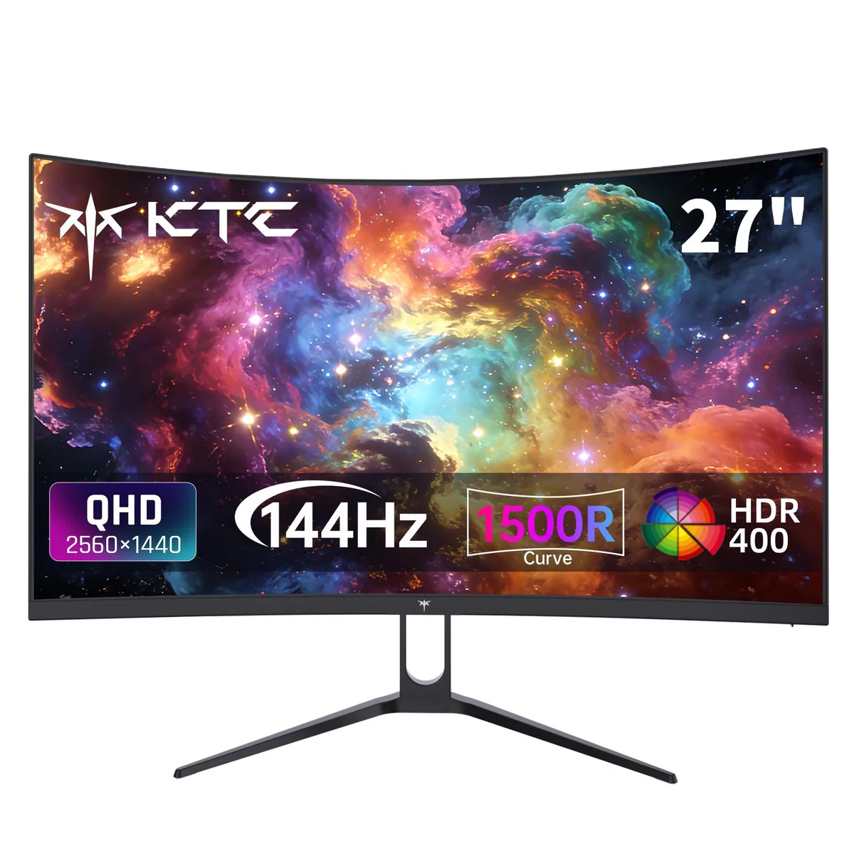 KTC KTC H27S5C 27" 1440p 144Hz Curved Gaming Monitor — product photo