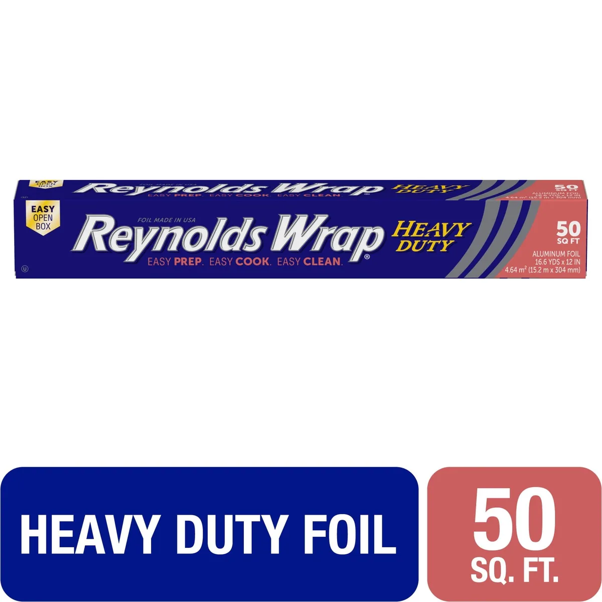 Reynolds Wrap Reynolds Wrap Heavy Duty Aluminum Foil 12 Inch 50 Sq Ft — product photo