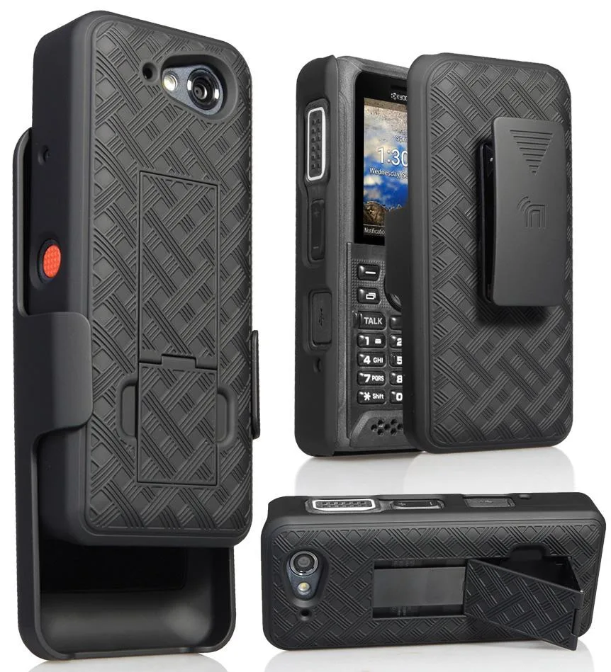 Nakedcellphone Nakedcellphone Kickstand Case + Holster Combo with Stand for Kyocera DuraTR E4750 — product photo