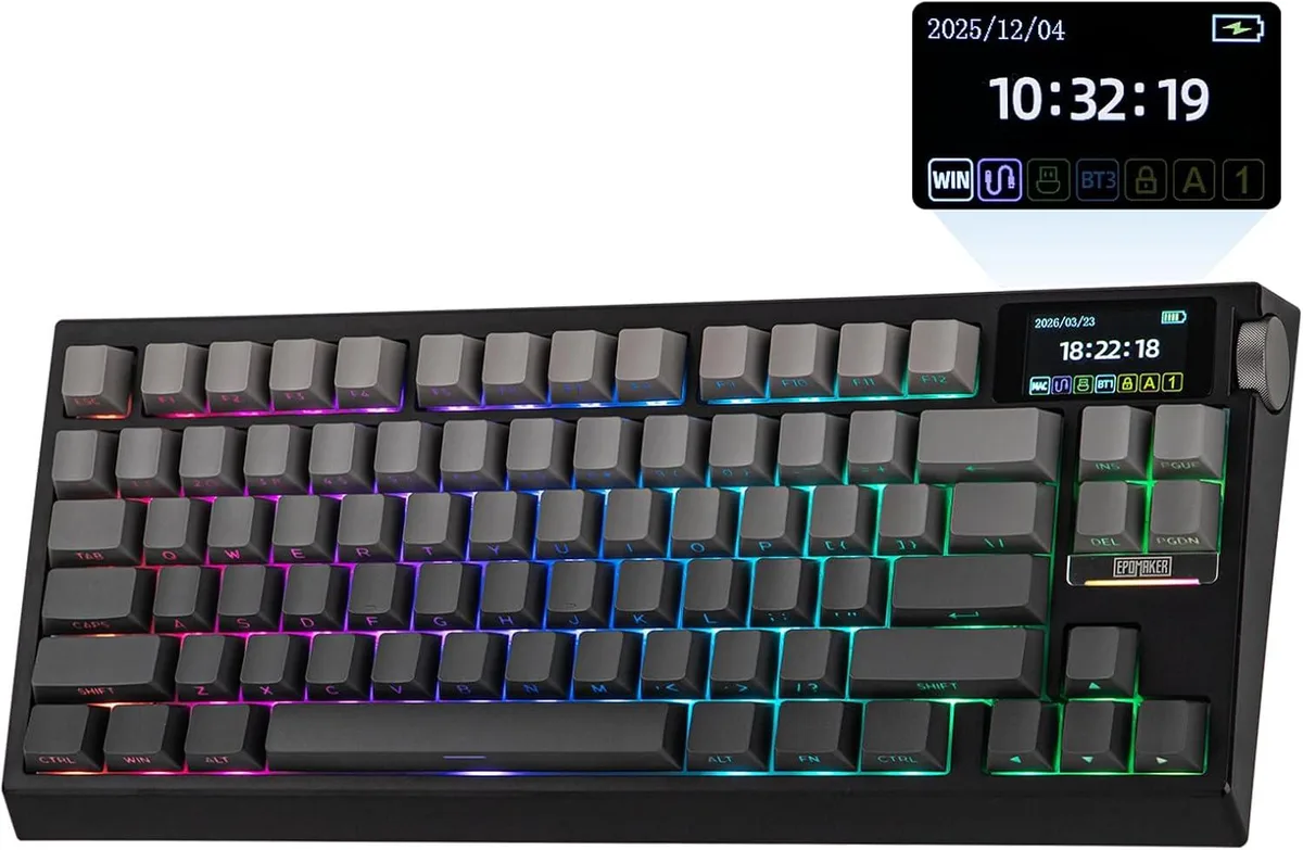 Epomaker Epomaker G84 Pro 75% Wireless Gaming Keyboard 81 Keys 8000mAh — product photo