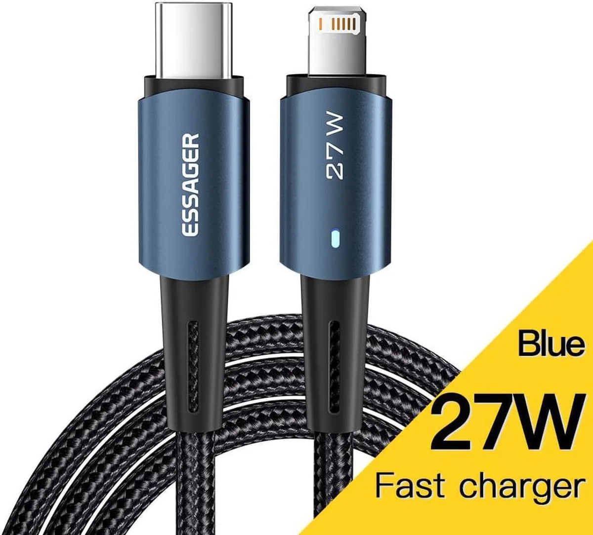 SMUGDESK SMUGDESK USB C to Lightning Cable 3.3ft 27W PD MFi Certified — product photo