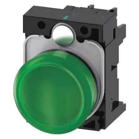 SIEMENS SIEMENS 3SU1102-6AA40-1AA0 Pilot Light Green 24V — product photo