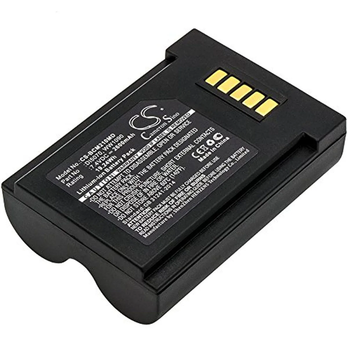  Cameron Sino Battery for BCI SpectrO2 20/10/30 Pulse Oximeters PN DI5070/WW1090 2600mAh 7.4V — product photo