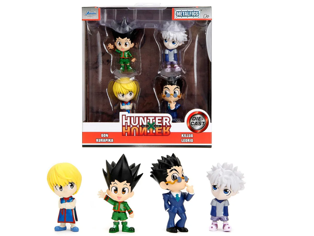 Jada Jada 34605 Hunter × Hunter Metalfigs 4-Figure Set 2.5in — product photo