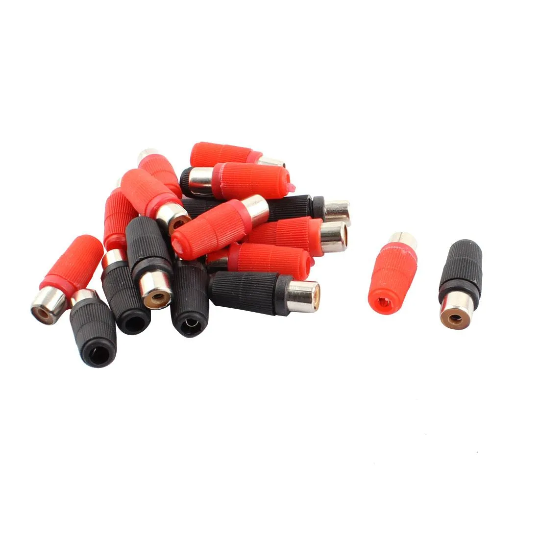Unique-Bargains Unique-Bargains RCA Phono Jack Adapter Red Black 10 Pairs — product photo