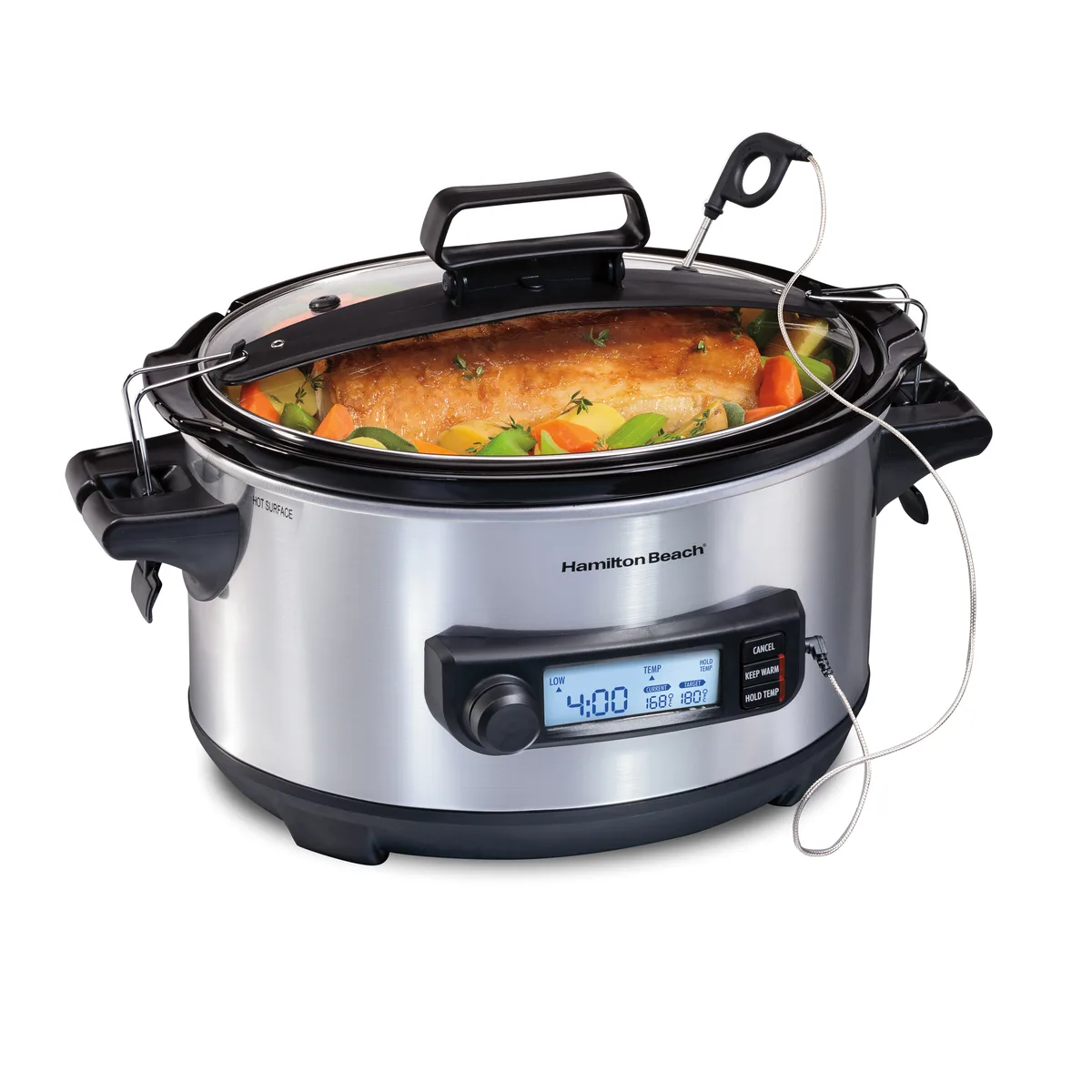 Hamilton Beach Hamilton Beach 33867 6 Qt. Slow Cooker with Temperature Probe — product photo