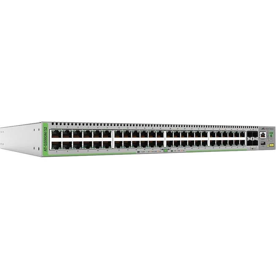 Allied Telesis Allied Telesis AT-GS980M/52-10 48-port network switch with 4 SFP uplinks — product photo