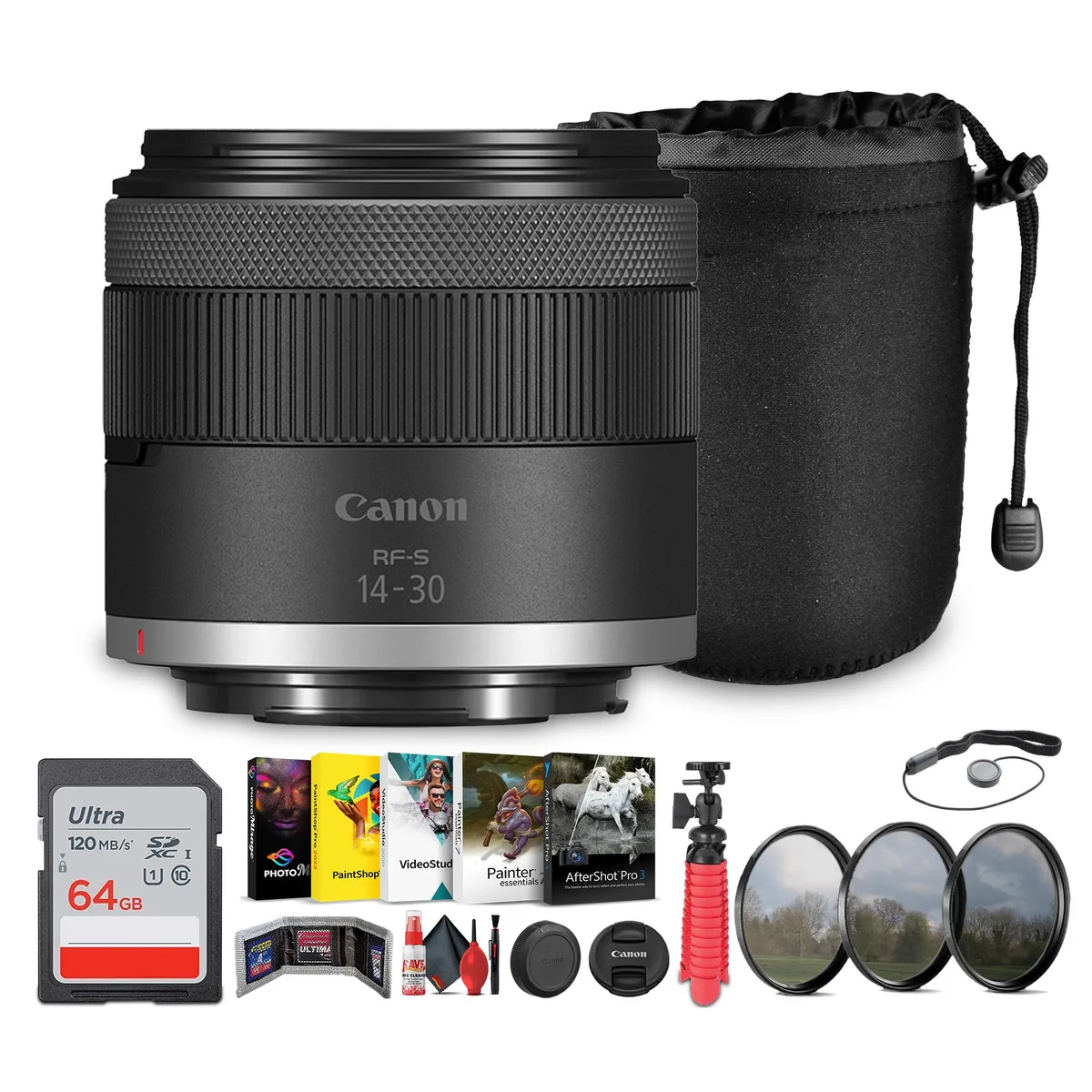Canon Canon RF-S 14-30mm f/4-6.3 IS STM PZ Lens Bundle — product photo