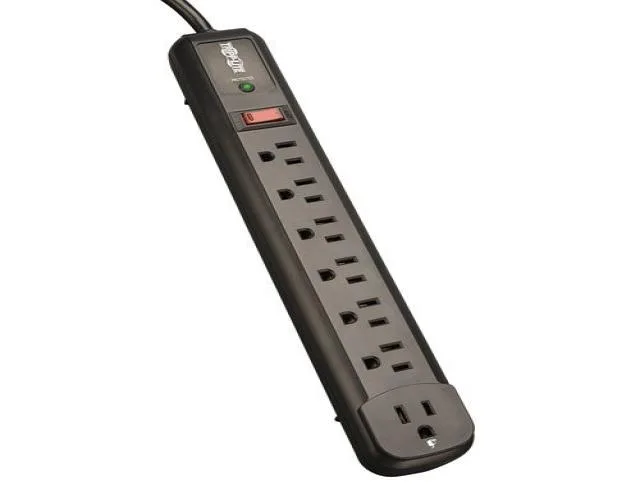 Tripp Lite Tripp Lite TLP74RB 7 Outlet 4.0 ft 1080 J Surge Protector — product photo