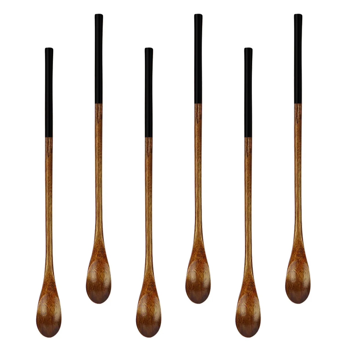 AOOSY CJ-89-gui-6 6 Pcs 9 Inch Wooden Cutlery — product photo