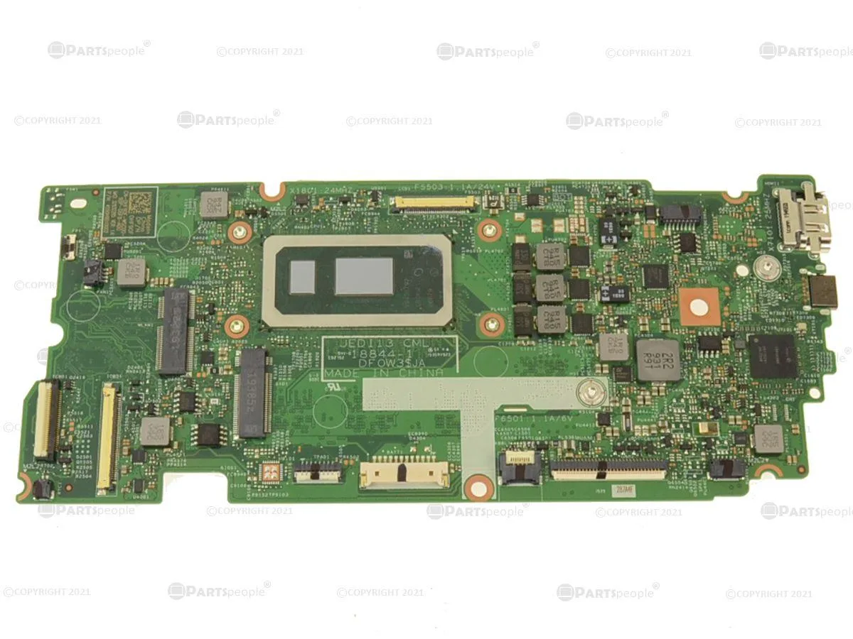 DELL DELL Inspiron 7391 2-in-1 Motherboard HF90F Core i7-10510U 1.8GHz 16GB — product photo