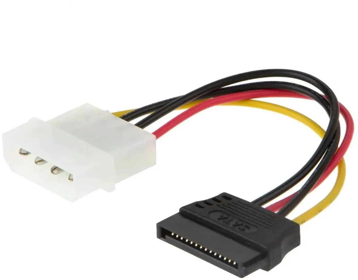 Vszerda Vszerda Molex to SATA 4-Pin to 15-Pin 5-Pack 0.1m — product photo