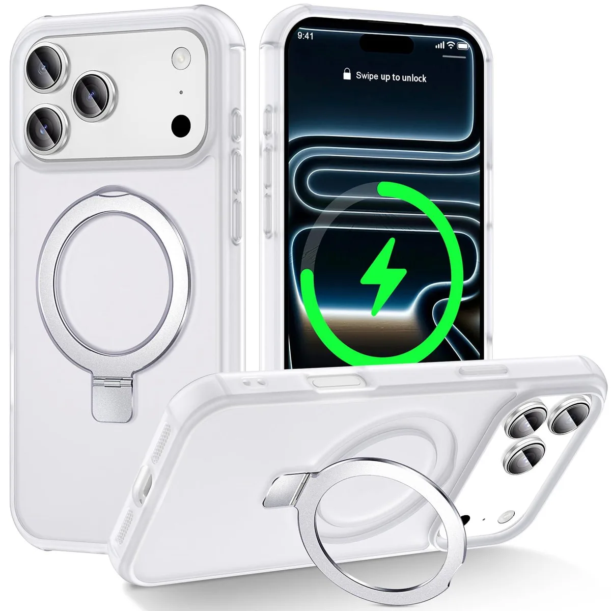 ViewSonic ViewSonic Magnetic Case for iPhone 17 Pro Max, Frost White — product photo