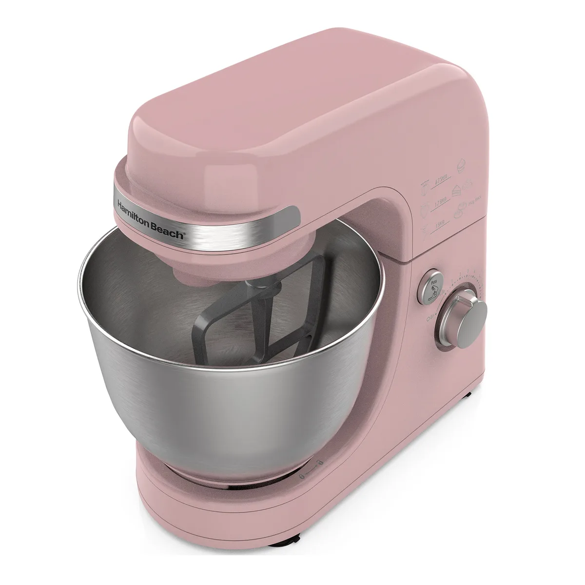 Hamilton Beach Hamilton Beach 63386 Stand Mixer 7 Speeds 4 Quart Rose — product photo