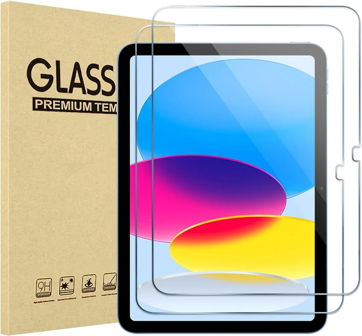 Werleo Werleo A2696 2-pack tempered glass screen protector accessory 10.9 2022 — product photo