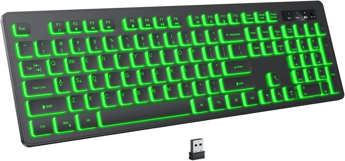 TUKO TUKO 60% Wireless Gaming Keyboard 2.4G Silent Black 61 Keys — product photo