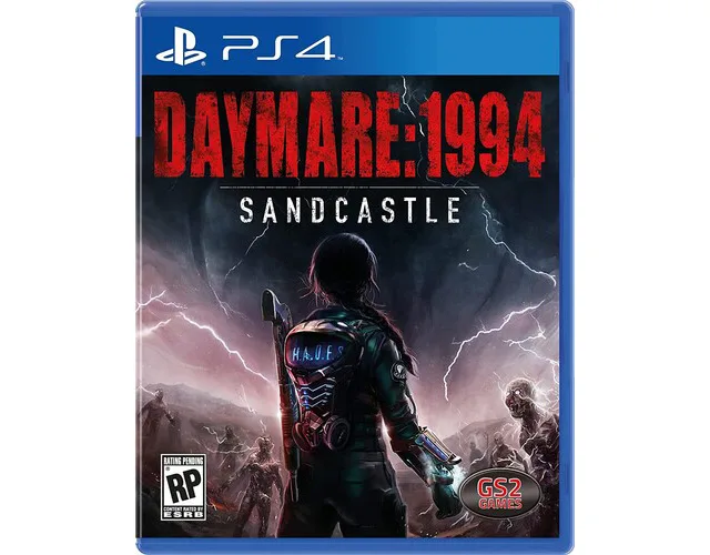 PlayStation 4 game case with Daymare 1994 Sandcastle cover art