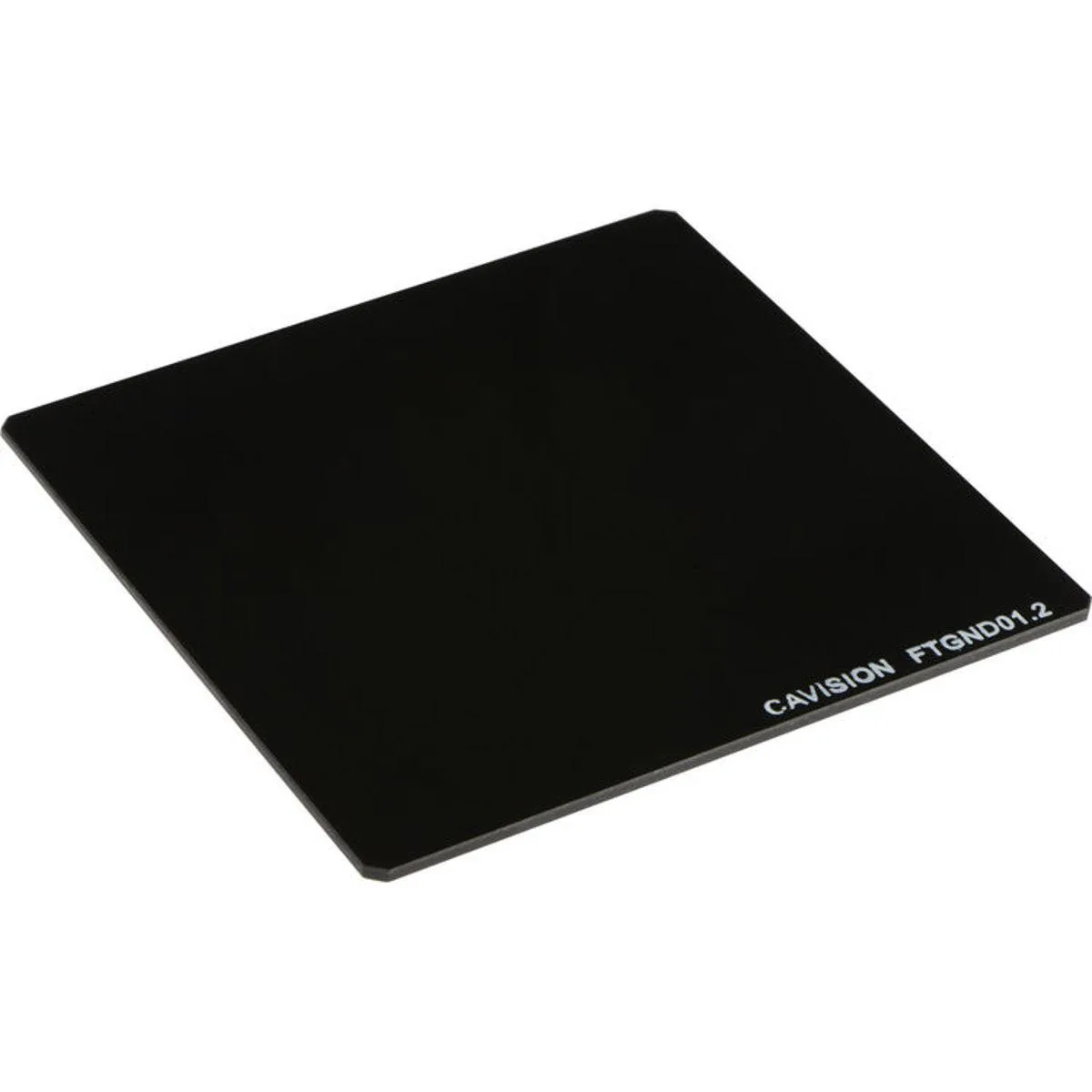 Square 4x4 inch glass filter, 2mm thick, neutral density 1.2