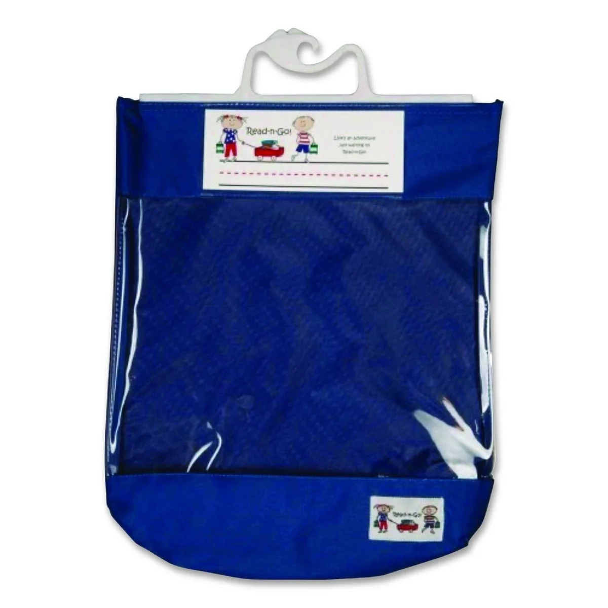 Victor Victor Read-n-Go Book Bag Blue 10.5 x 2 x 16 — product photo