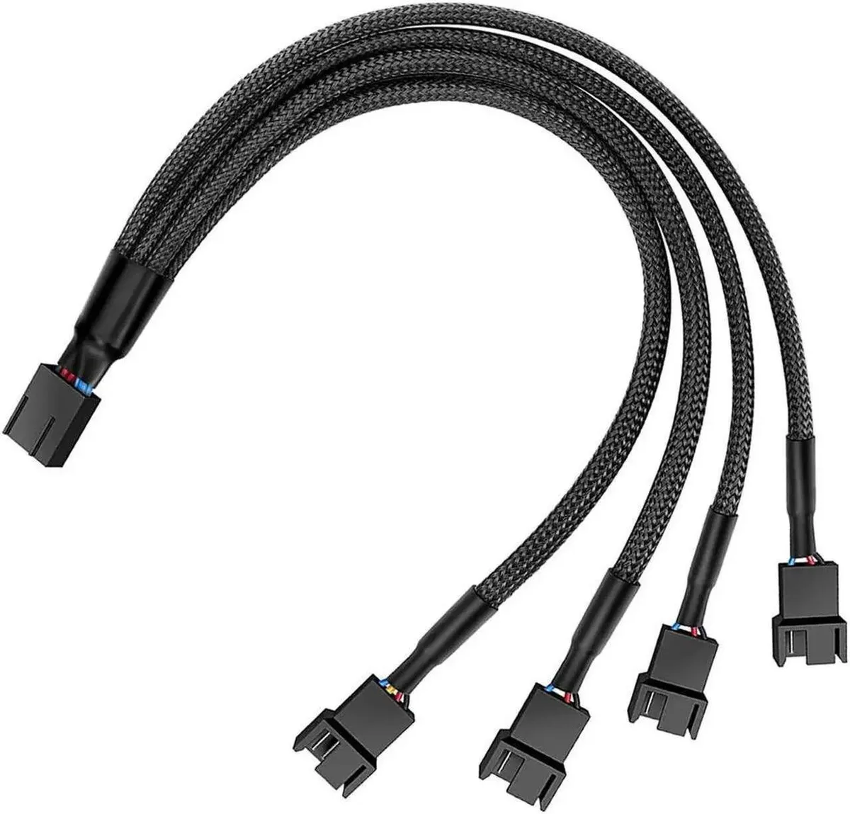 Vszerda Vszerda PWM Fan Splitter Cable 1 to 4 10 inch internal power cable — product photo