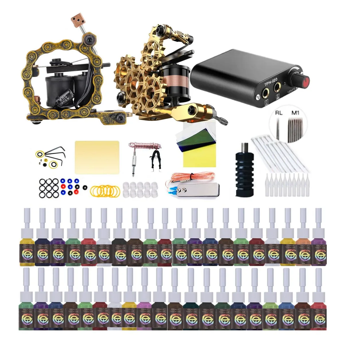 A-1 A-1 Tattoo Kit Complete Set 40 Colors — product photo