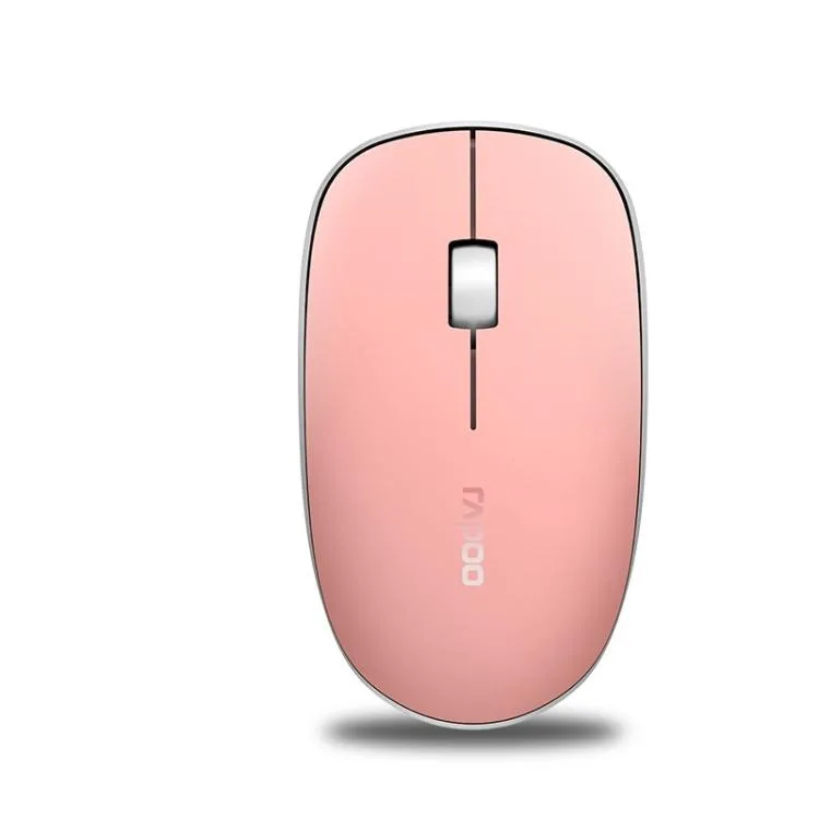 allentian allentian Rapoo M200G 1300 DPI Wireless Mouse Pink — product photo