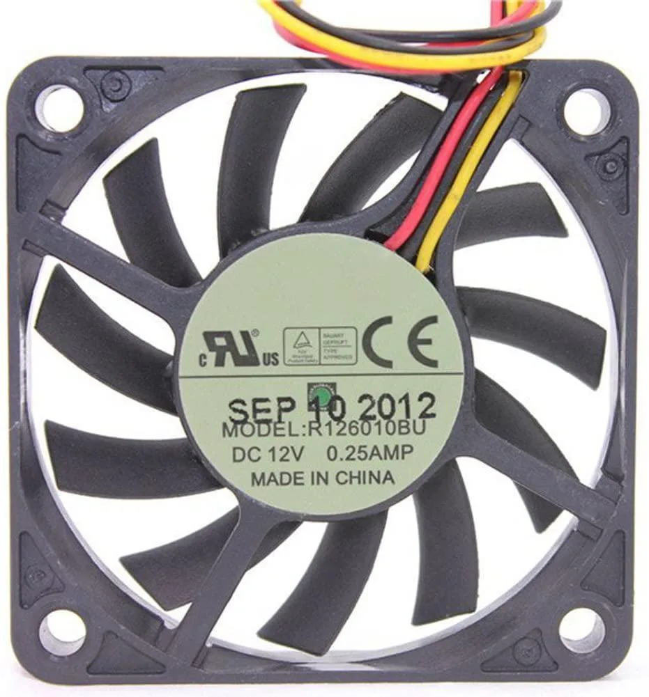 CAFELE CAFELE R126010BU 12V 0.25A 3Pin 60x60x10mm case fan — product photo
