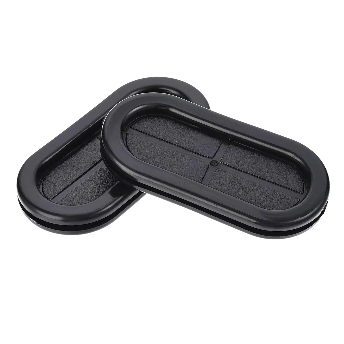 Unique-Bargains Unique-Bargains Rubber Grommet Oval Double-Sided 60 x 25 mm 10pcs — product photo
