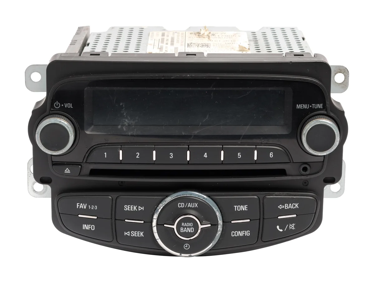 1 Factory Radio 1 Factory Radio 95179051 AM FM SiriusXM Aux CD MP3 Receiver 2012 Chevrolet Sonic — product photo