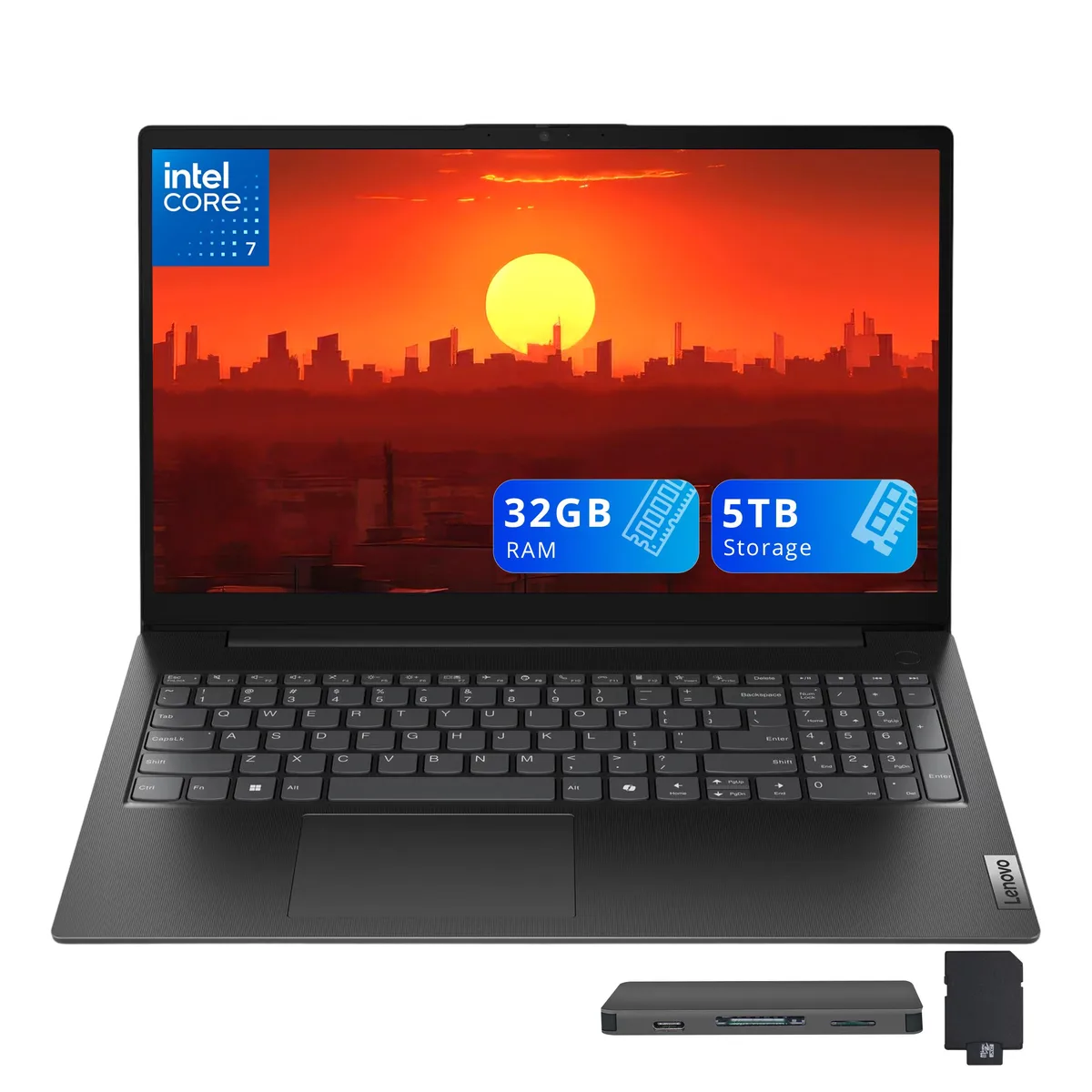 Lenovo Lenovo V15 Gen 5 15.6" FHD Intel Core 7 240H 32GB 4TB SSD + 1TB Dock business laptop — product photo