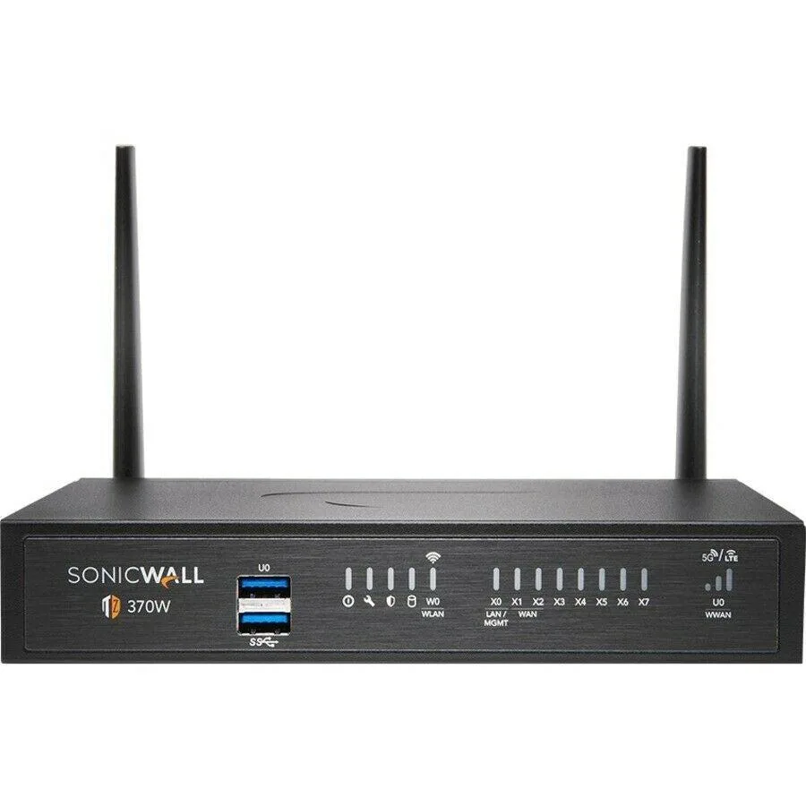 SonicWall SonicWall TZ370W Wireless Firewall Appliance 02-SSC-2827 — product photo