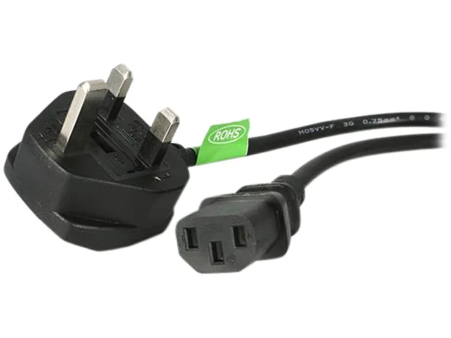 STARTECH STARTECH PXT101UK 5-10 ft international power cord — product photo