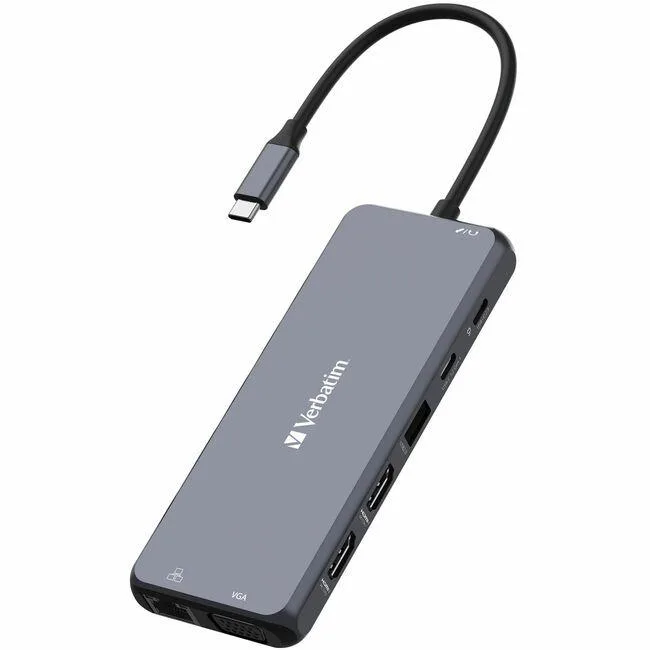 VERBATIM VERBATIM USB-C Pro Multiport Hub CMH 14 - 14 Ports docking station — product photo