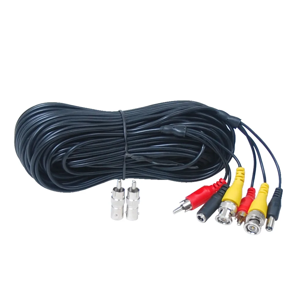 VideoSecu VideoSecu ACBVA50-N1 50ft BNC RCA Audio Video Power Cable — product photo